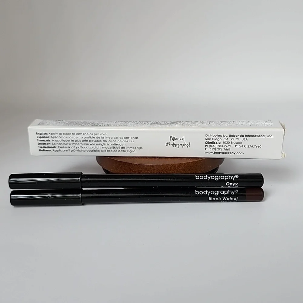 Bodyography Dual Eye Pencils - Onyx & Black Walnut